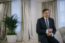 31. 1. 2019, Beograd – Intervju predsednika Pahorja za asopis Blic (Vladimir ivojinovi / RAS Srbija)